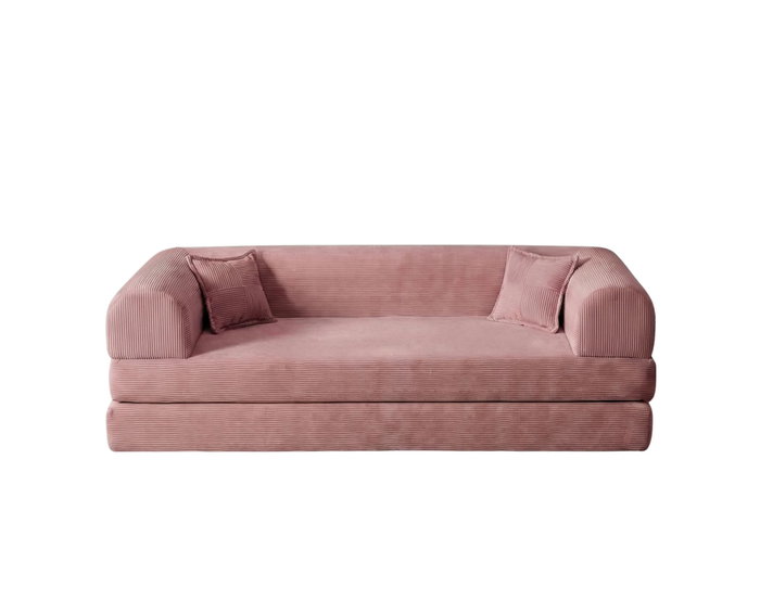 Atelier Del Sofa Legom Eco - Sofá-cama de 3 plazas Rosa